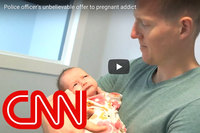 Police Officer Adopts Pregnant Addict’s Baby - Addiction/Recovery eBulletin