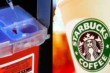 addiction recovery ebulletin starbucks needle boxes