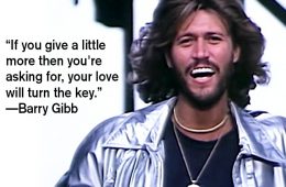 addiction recovery ebulletin quote barry gibb