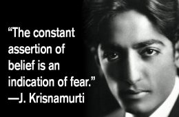 addiction recovery ebulletin quote j Krishnamurti