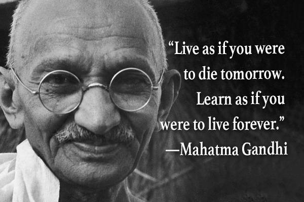 Quote of the Week - Mahatma Gandhi - Addiction/Recovery eBulletin